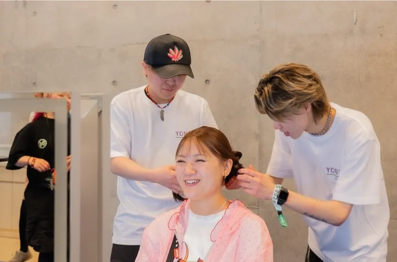 6/21に名古屋 YON FES 2026にヘアアレンジブー...