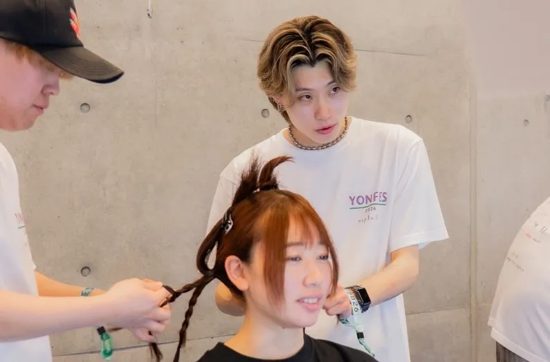 6/21に名古屋 YON FES 2026にヘアアレンジブー...